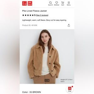 UNIQLO Pile-lined Fleece Jacket